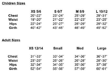 Tie Dye Gymnastics Dance  Leotard Kit